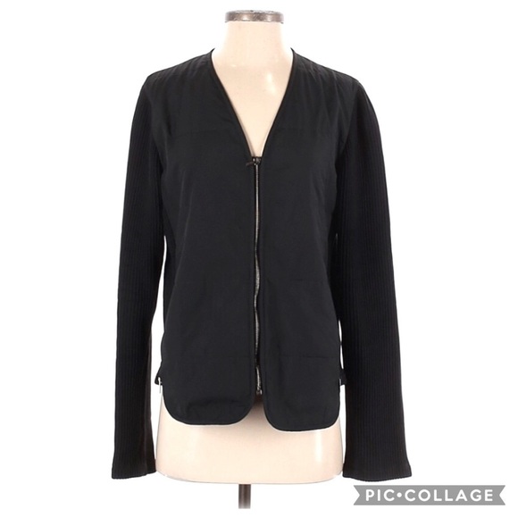 Armani Collezioni Authentic Quilted Zip Up Jacket